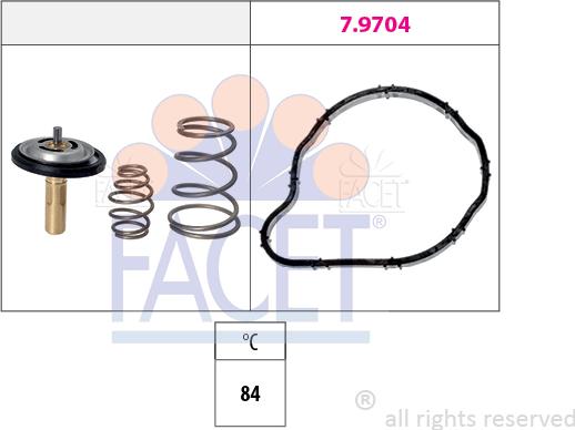 FACET 7.8841 - Termostato, Refrigerante www.autoricambi360.it