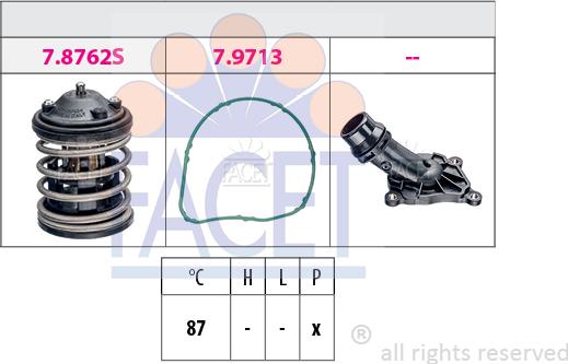 FACET 7.8851K - Termostato, Refrigerante www.autoricambi360.it