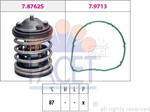 FACET 7.8851 - Termostato, Refrigerante www.autoricambi360.it