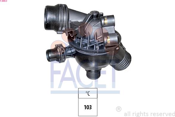 FACET 7.8853 - Termostato, Refrigerante www.autoricambi360.it