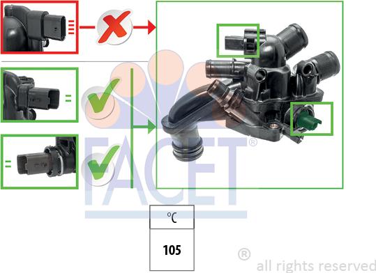 FACET 7.8866 - Termostato, Refrigerante www.autoricambi360.it