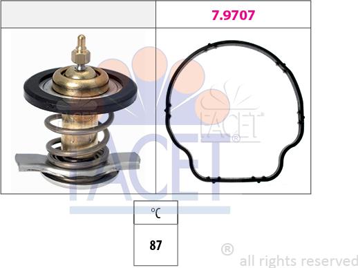FACET 7.8805 - Termostato, Refrigerante www.autoricambi360.it