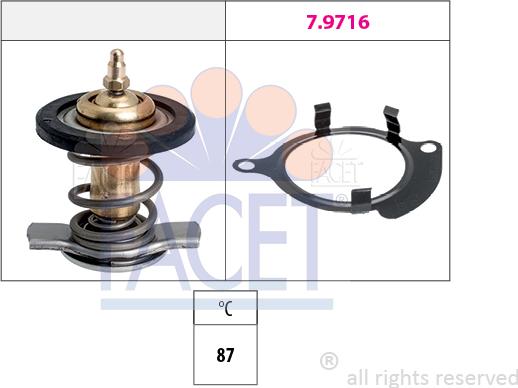 FACET 7.8820 - Termostato, Refrigerante www.autoricambi360.it
