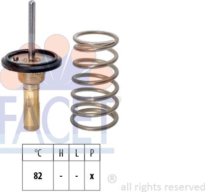 FACET 7.8823S - Termostato, Refrigerante www.autoricambi360.it
