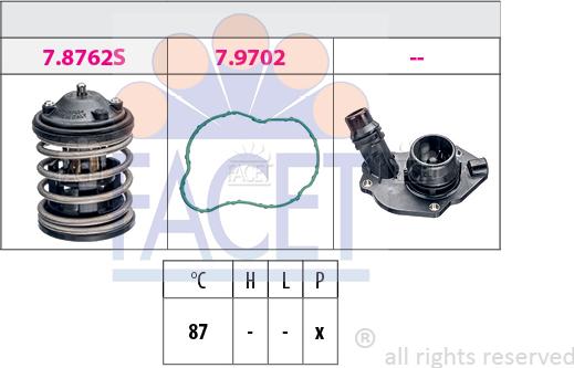 FACET 7.8827K - Termostato, Refrigerante www.autoricambi360.it