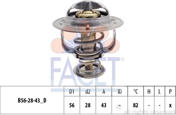FACET 7.8399S - Termostato, Refrigerante www.autoricambi360.it