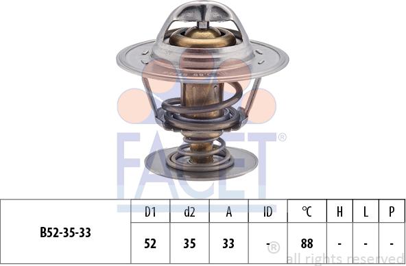 FACET 7.8394S - Termostato, Refrigerante www.autoricambi360.it