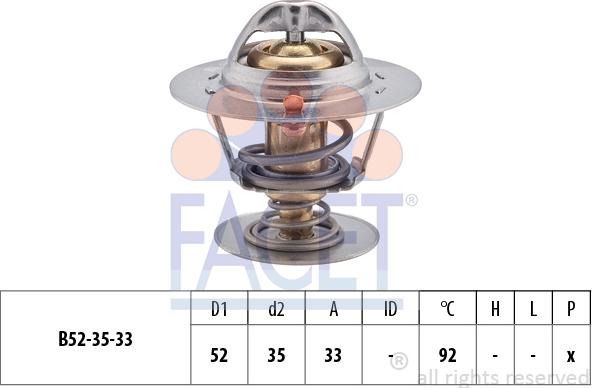 FACET 7.8396S - Termostato, Refrigerante www.autoricambi360.it