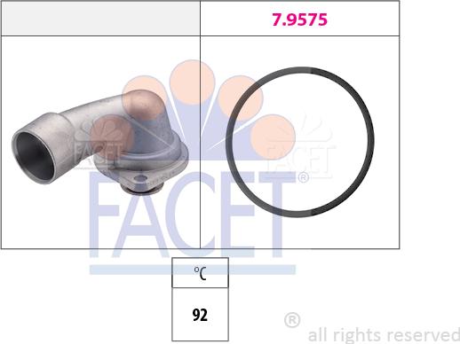 FACET 7.8349 - Termostato, Refrigerante www.autoricambi360.it