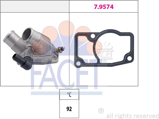 FACET 7.8344 - Termostato, Refrigerante www.autoricambi360.it
