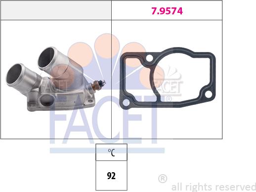 FACET 7.8345 - Termostato, Refrigerante www.autoricambi360.it