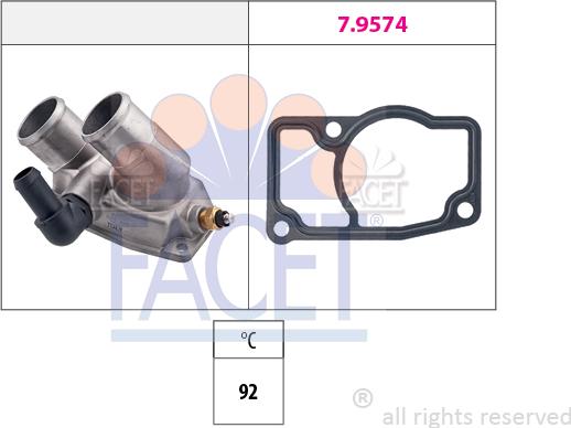 FACET 7.8346 - Termostato, Refrigerante www.autoricambi360.it