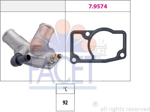 FACET 7.8348 - Termostato, Refrigerante www.autoricambi360.it