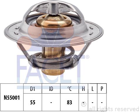 FACET 7.8304S - Termostato, Refrigerante www.autoricambi360.it