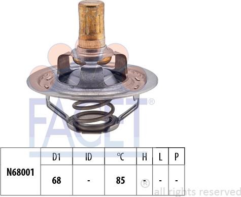 FACET 7.8310S - Termostato, Refrigerante www.autoricambi360.it