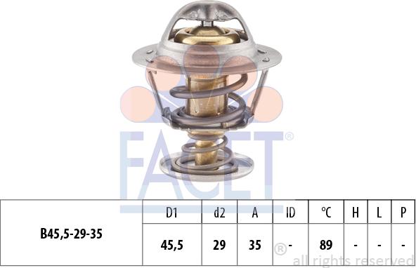 FACET 7.8389S - Termostato, Refrigerante www.autoricambi360.it