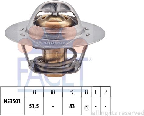 FACET 7.8240S - Termostato, Refrigerante www.autoricambi360.it