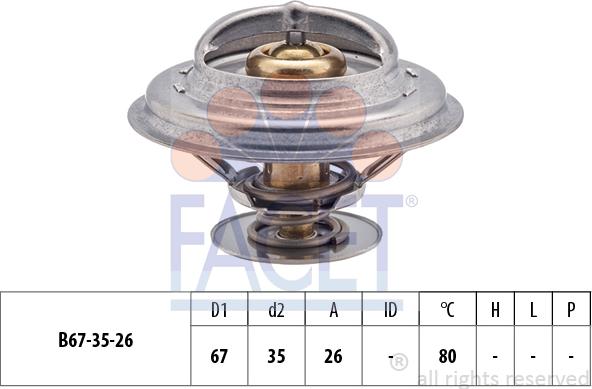 FACET 7.8254S - Termostato, Refrigerante www.autoricambi360.it