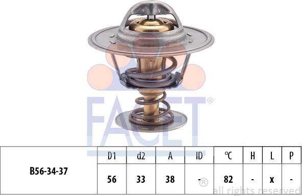 FACET 7.8251S - Termostato, Refrigerante www.autoricambi360.it