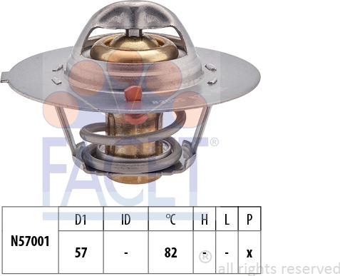 FACET 7.8209S - Termostato, Refrigerante www.autoricambi360.it