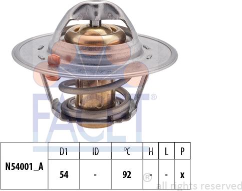 FACET 7.8204S - Termostato, Refrigerante www.autoricambi360.it
