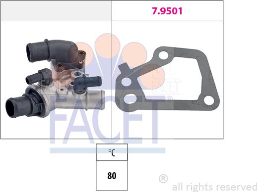FACET 7.8285 - Termostato, Refrigerante www.autoricambi360.it