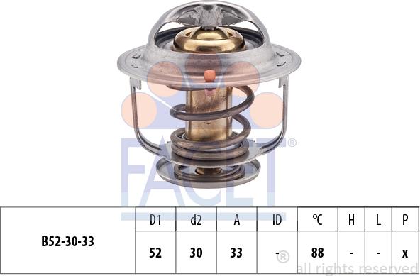 FACET 7.8238S - Termostato, Refrigerante www.autoricambi360.it