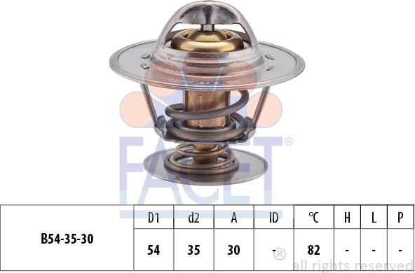 FACET 7.8221S - Termostato, Refrigerante www.autoricambi360.it