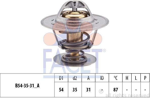 FACET 7.8223S - Termostato, Refrigerante www.autoricambi360.it
