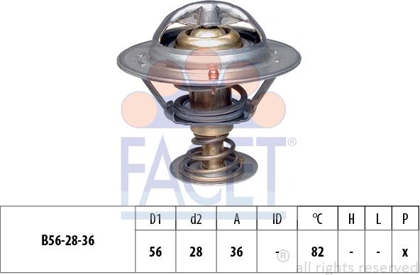 FACET 7.8222S - Termostato, Refrigerante www.autoricambi360.it