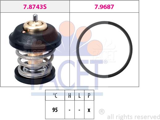 FACET 7.8799 - Termostato, Refrigerante www.autoricambi360.it