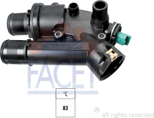 FACET 7.8747 - Termostato, Refrigerante www.autoricambi360.it