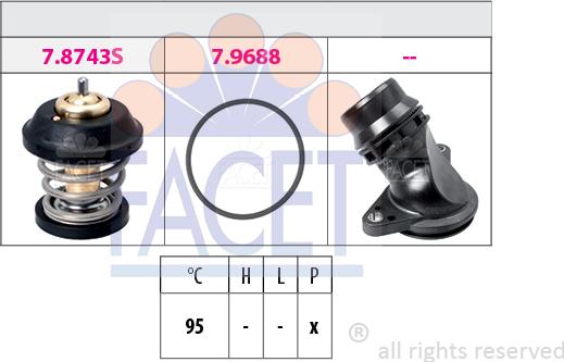 FACET 7.8757K - Termostato, Refrigerante www.autoricambi360.it