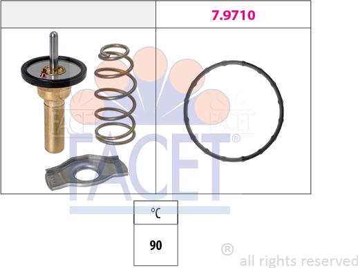 FACET 7.8774 - Termostato, Refrigerante www.autoricambi360.it