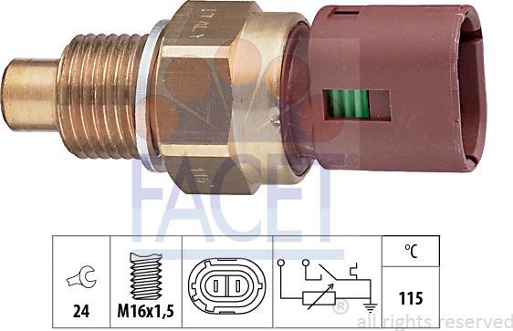 FACET 7.3540 - Sensore, Temperatura refrigerante www.autoricambi360.it