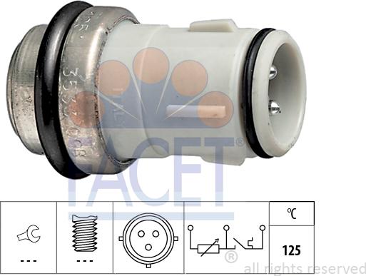 FACET 7.3533 - Sensore, Temperatura refrigerante www.autoricambi360.it