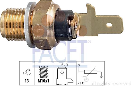 FACET 7.3154 - Sensore, Temperatura olio www.autoricambi360.it