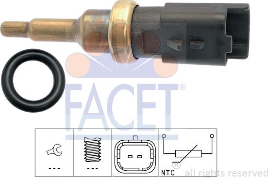 FACET 7.3399 - Sensore, Temperatura refrigerante www.autoricambi360.it