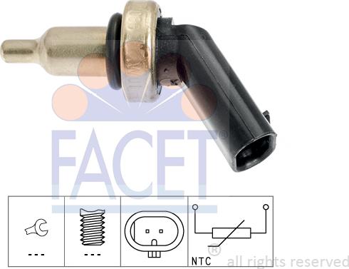 FACET 7.3390 - Sensore, Temperatura refrigerante www.autoricambi360.it