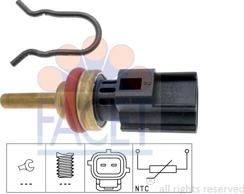 FACET 7.3346 - Sensore, Temperatura refrigerante www.autoricambi360.it