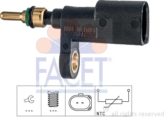FACET 7.3355 - Sensore, Temperatura refrigerante www.autoricambi360.it