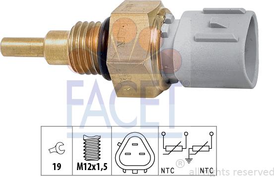 FACET 7.3368 - Sensore, Temperatura refrigerante www.autoricambi360.it