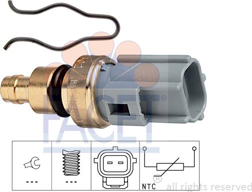 FACET 7.3302 - Sensore, Temperatura refrigerante www.autoricambi360.it