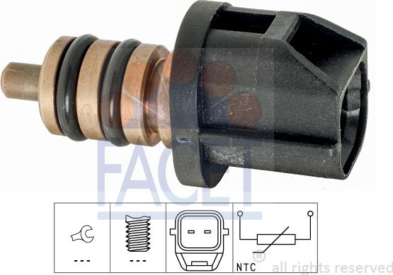 FACET 7.3383 - Sensore, Temperatura carburante www.autoricambi360.it