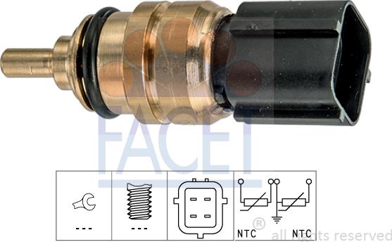 FACET 7.3371 - Sensore, Temperatura refrigerante www.autoricambi360.it