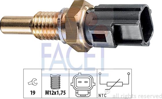 FACET 7.3294 - Sensore, Temperatura refrigerante www.autoricambi360.it