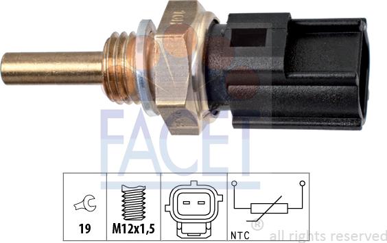 FACET 7.3298 - Sensore, Temperatura refrigerante www.autoricambi360.it