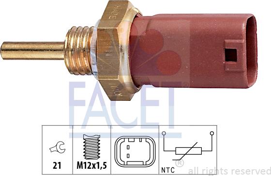FACET 7.3242 - Sensore, Temperatura refrigerante www.autoricambi360.it