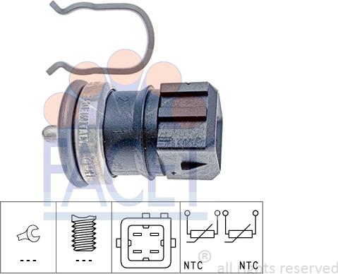 FACET 7.3251 - Sensore, Temperatura refrigerante www.autoricambi360.it