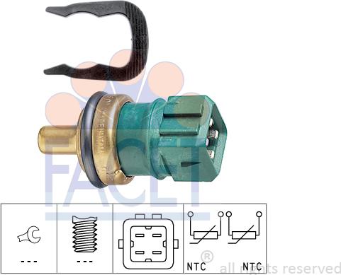 FACET 7.3260 - Sensore, Temperatura refrigerante www.autoricambi360.it
